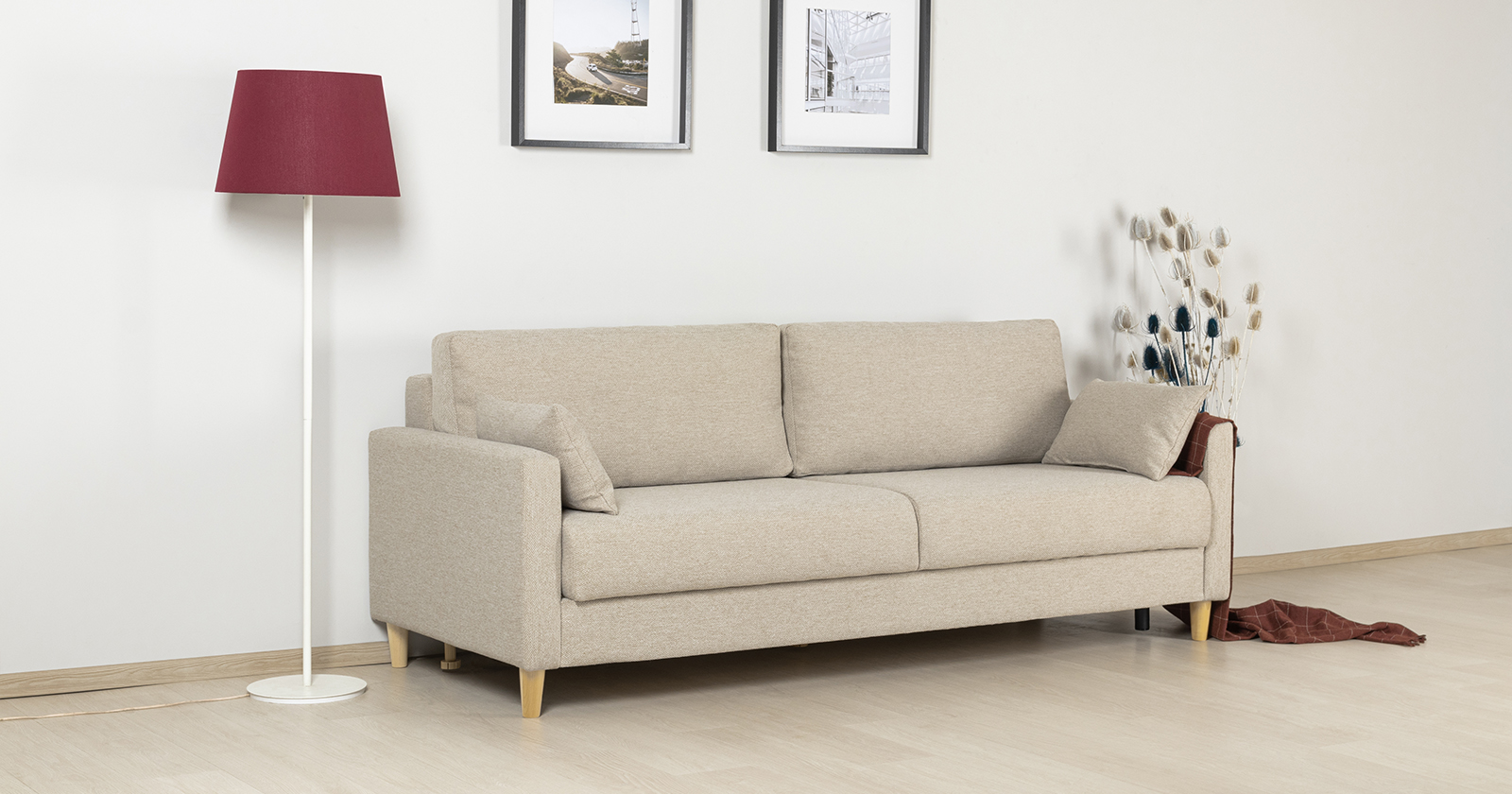 Диван кровать Дилан, Бежевый