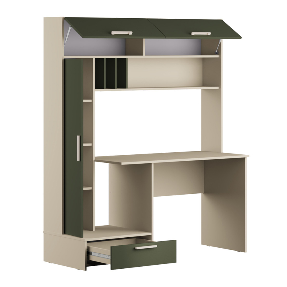 Стол письменный Лайт 03.243 Н, Сатин, Зеленый