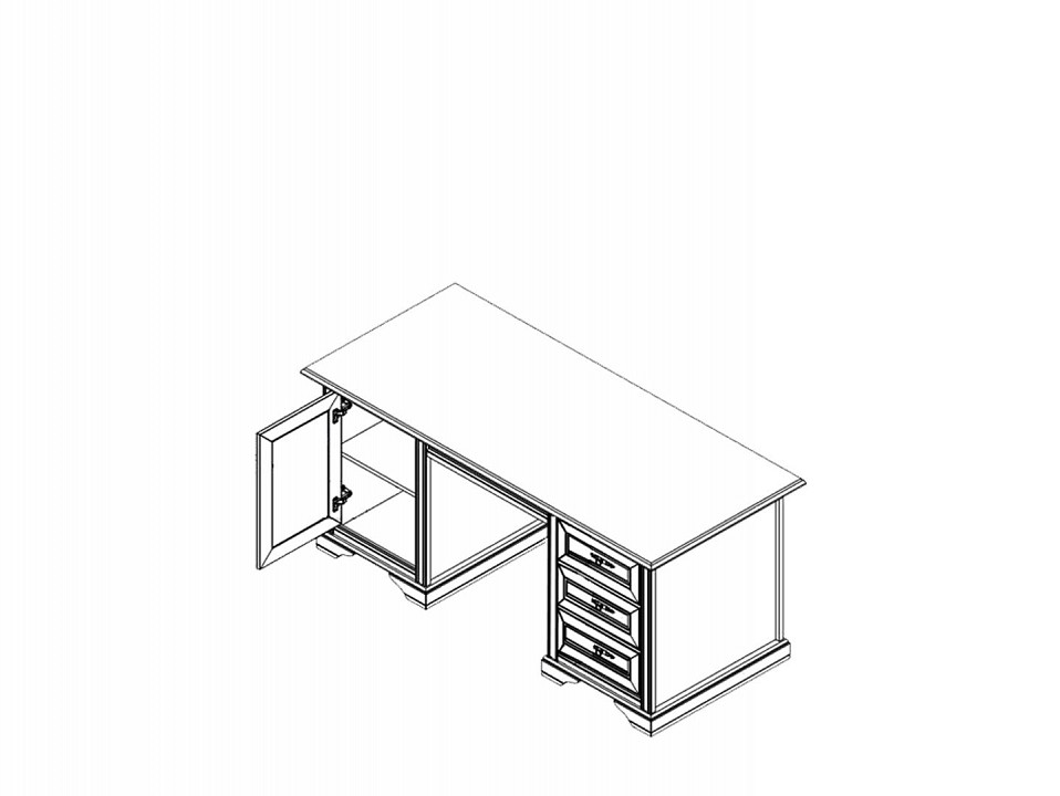 Стол письменный Стилиус B169-BIU170