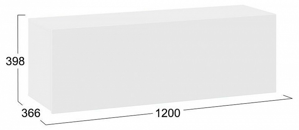 Полка навесная Порто ТД-393.15.11
