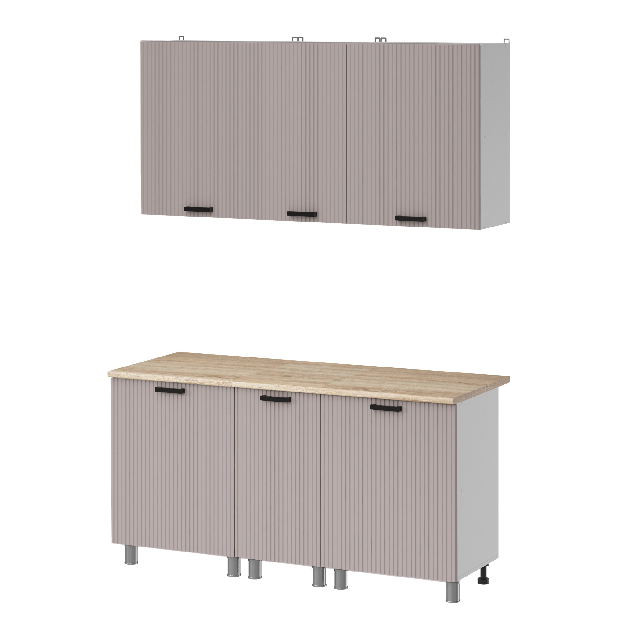 МК Аленушка 1,6м в.3 Лотос Кашемир,скоба антрацит,сонома