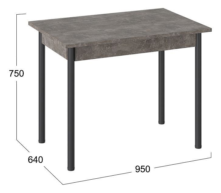 Стол обеденный с опорой Родос