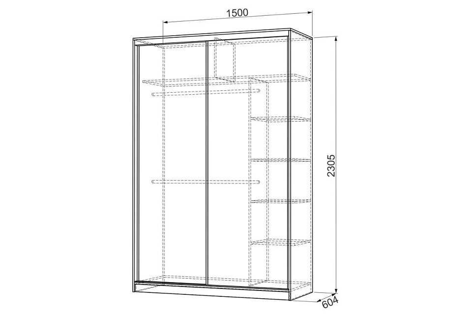 Шкаф-купе Гранд 7-600 49 Шкаф-купе Гранд 7-600 49