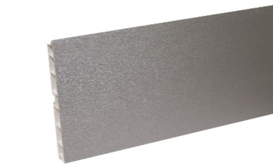 Кухонный цоколь ПВХ 2000*100 мм, титан