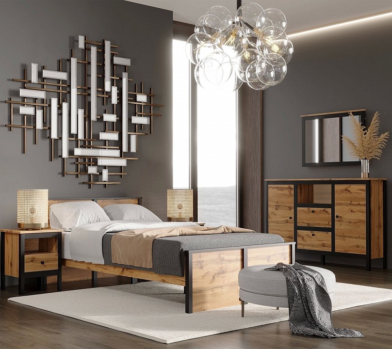 Зеркало настенное Лофт LUS-90