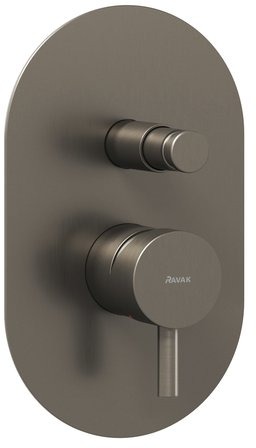 Смеситель скрытого монтажа с переключателем ES 061.20GB.O2 ГРАФИТ (2 вывода)