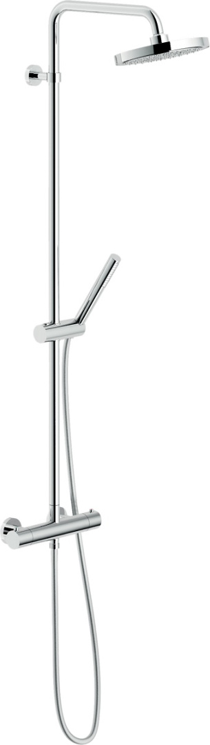 LV00030/30CR LIVE термостатическая душевая система, верхний душ 20 см