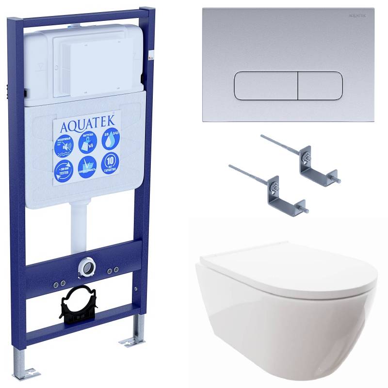 SET AQUATEK ПОЛАРИС (рама AQUATEK Standard INS-0000012+унитаз ПОЛАРИС AQ0700-00 с тонким сиденьем soft-close+ крепеж KKI-0000002 +панель KDI-0000014) SET AQUATEK ПОЛАРИС (рама AQUATEK Standard INS-0000012+унитаз ПОЛАРИС AQ0700-00 с тонким сиденьем soft-close+ крепеж KKI-0000002 +панель KDI-0000014)