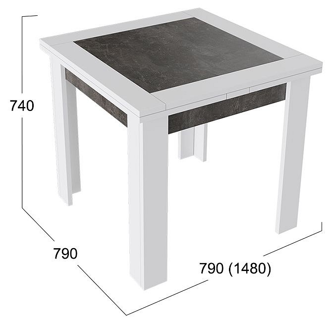 Стол обеденный Хьюстон Тип 3