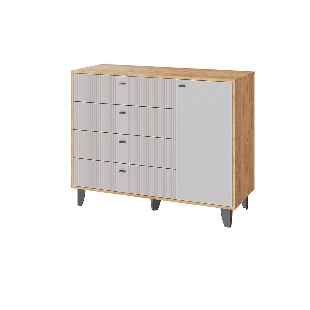 Комод Катрин-13, Дуб крафт золотой, Сантьяго софт Комод Катрин-13, Дуб крафт золотой, Сантьяго софт