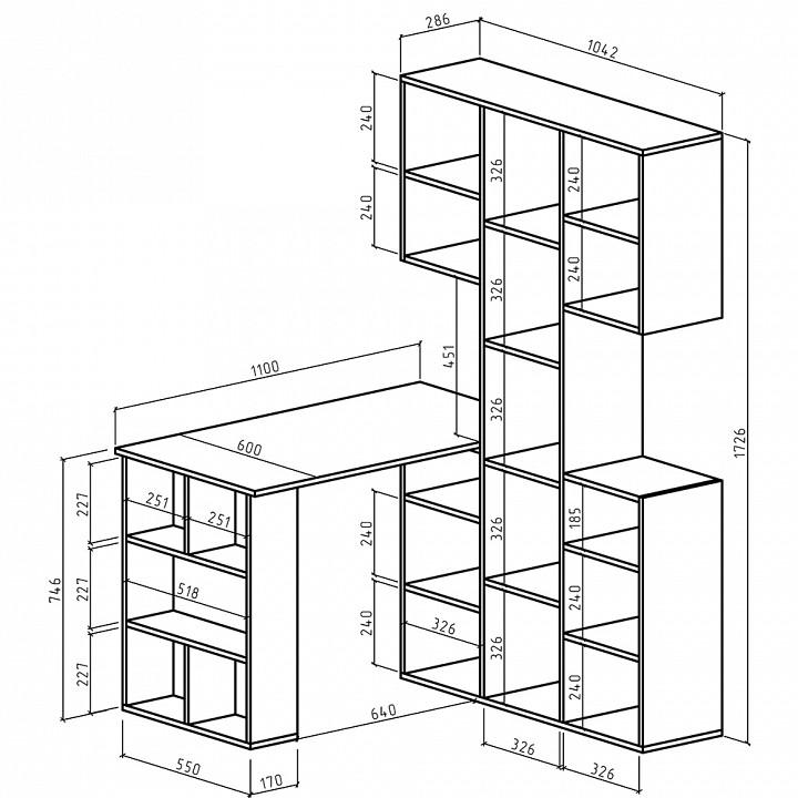 Стол компьютерный Феликс-35 Стол компьютерный Феликс-35