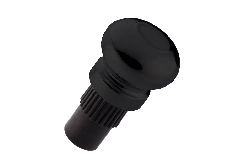 Заглушка для рейлинга фигурная черная