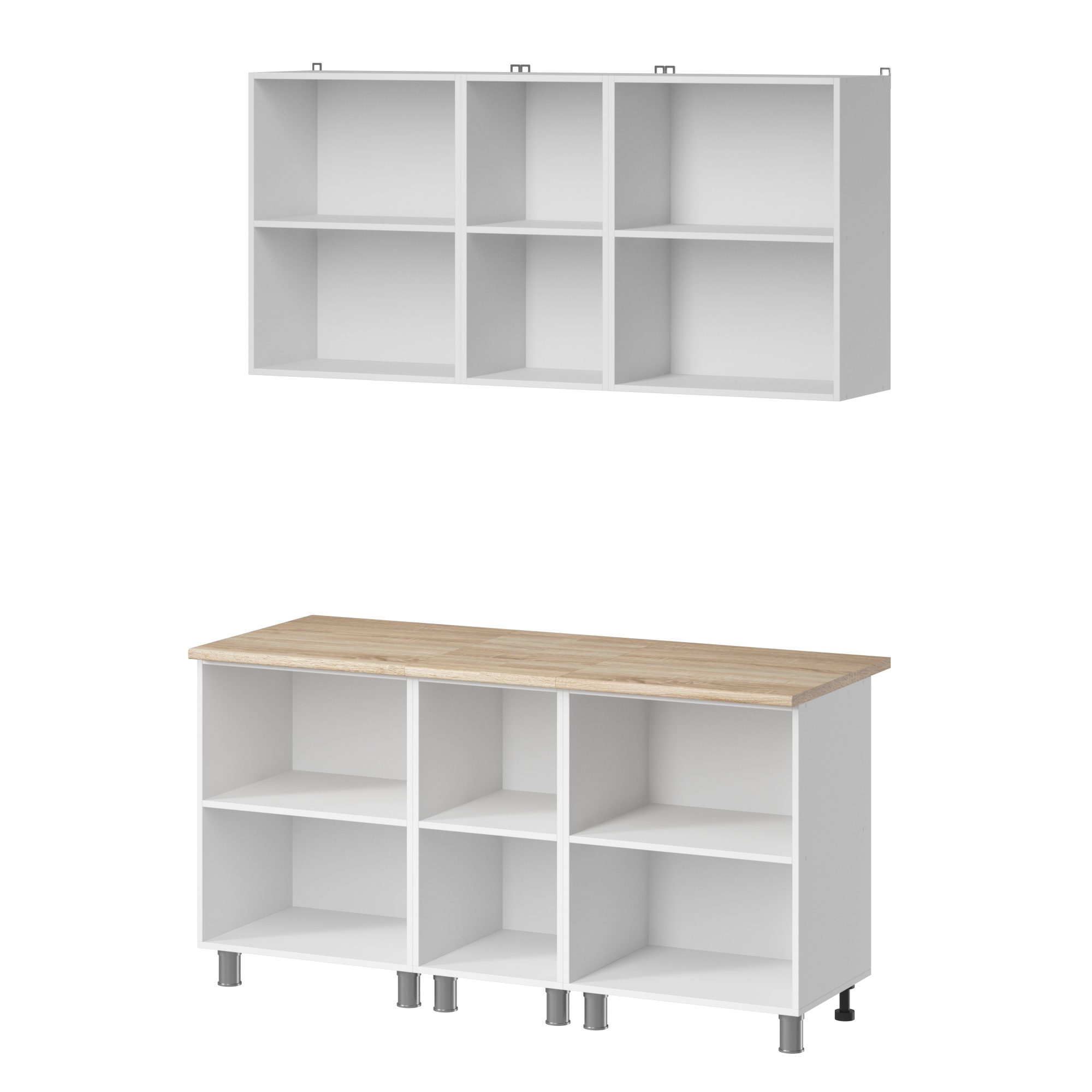 МК Аленушка 1,6м в.3 Лотос Изумруд,скоба антрацит,сонома