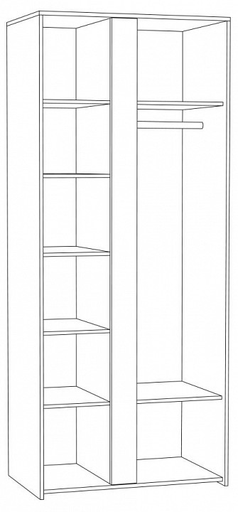 Шкаф платяной Трувор 13.204.01