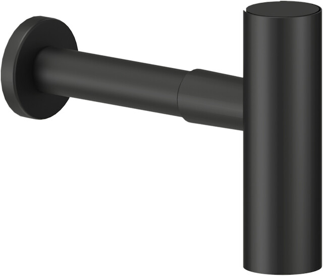 AV00107/10BM сифон, матовый черный