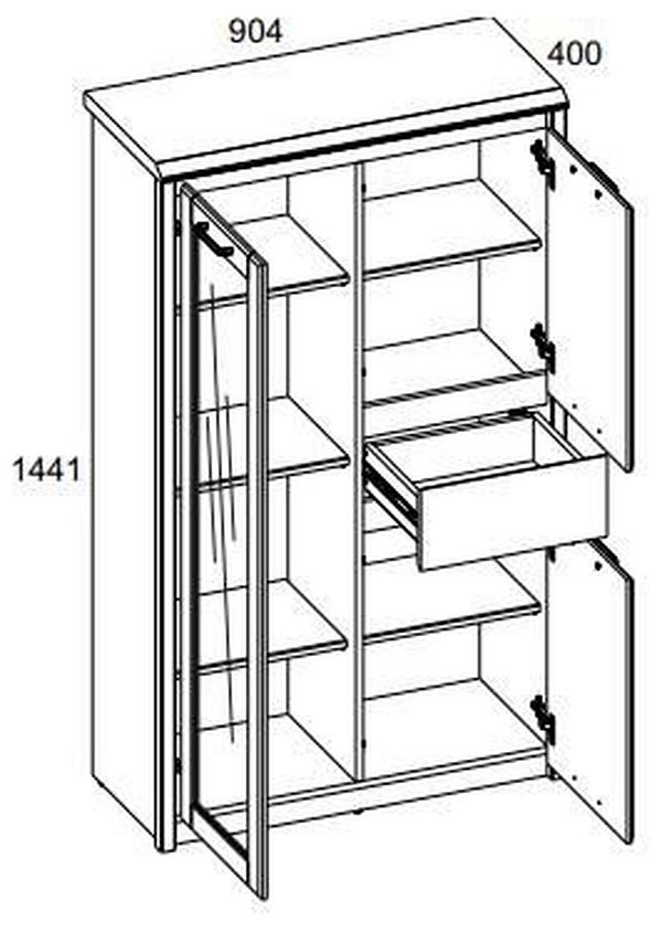 Тумба-витрина Bjork