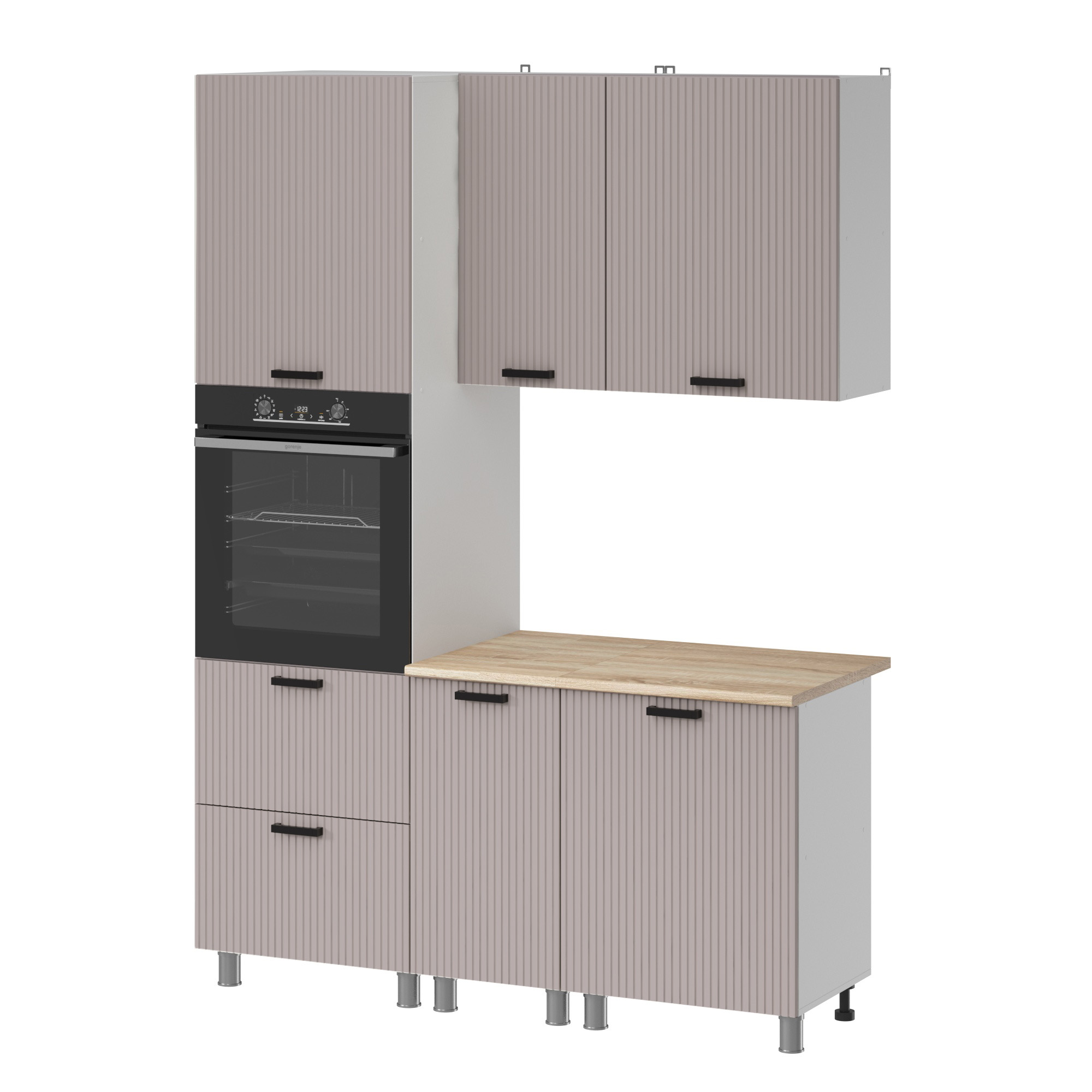 МК Аленушка 1,6м ПД Лотос Кашемир,скоба антрацит,сонома