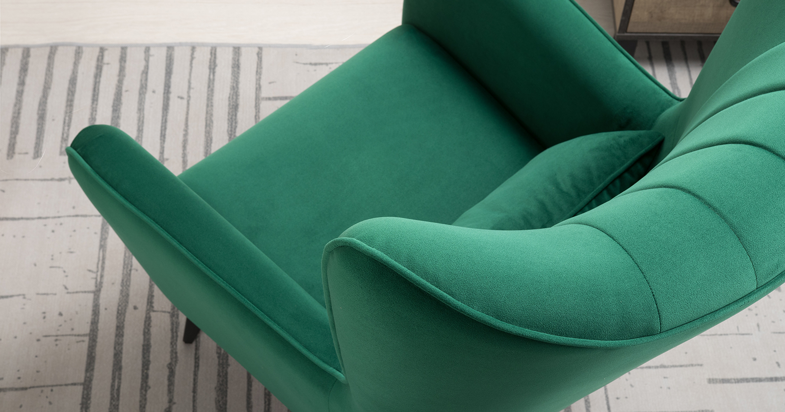 Кресло для отдыха Феличе, Темно-зеленый