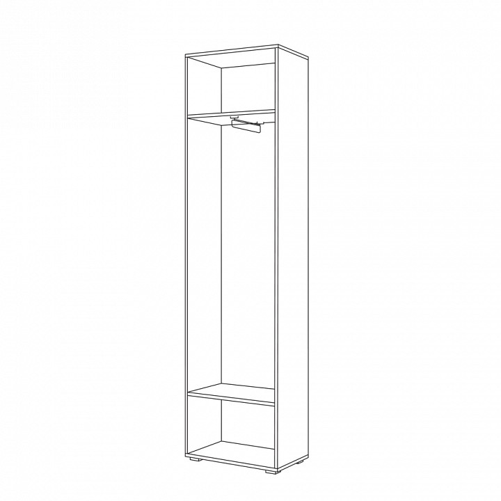 Шкаф платяной Лайн 08.122