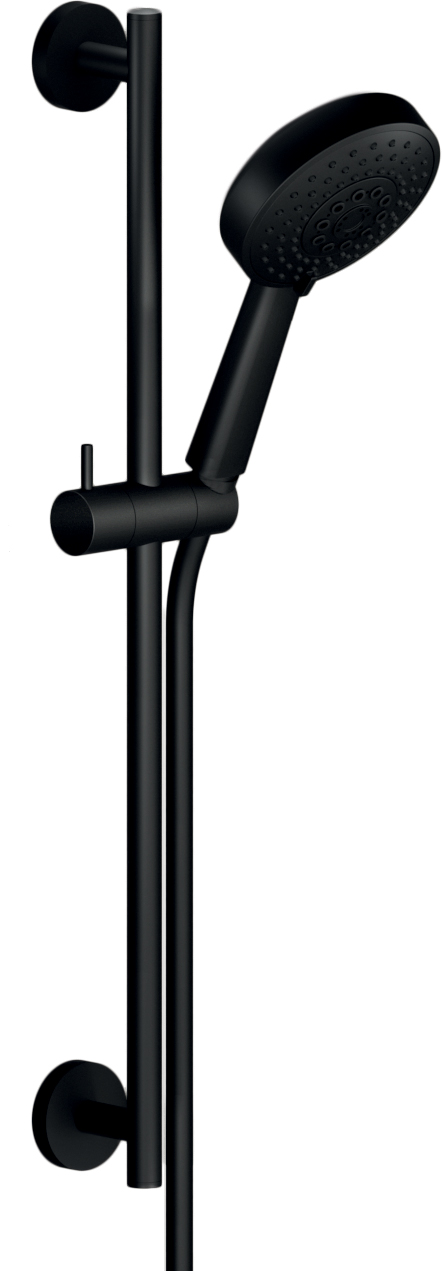 AD140/54BM LIRA душевой гарнитур 60 см, матовый черный