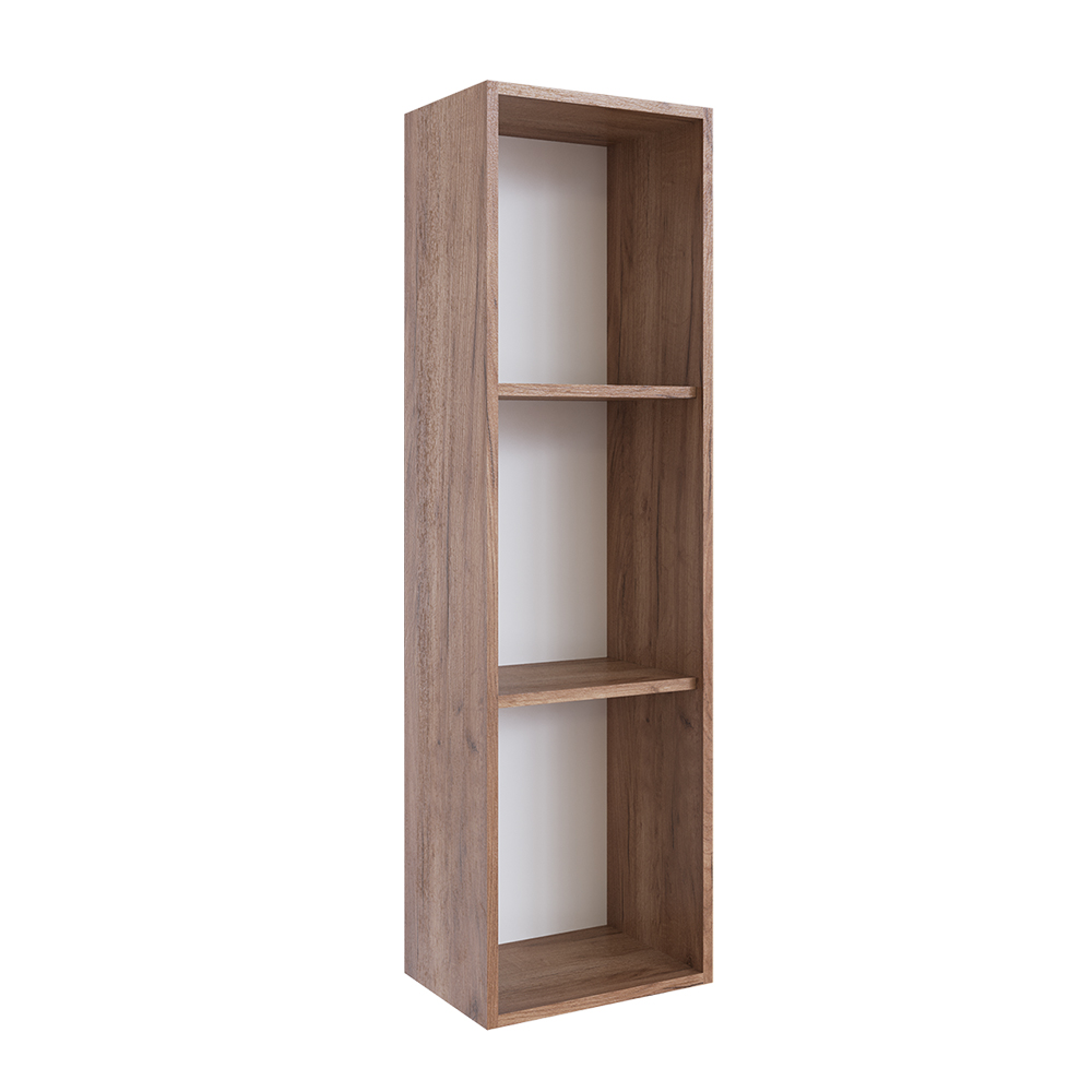 Шкаф навесной закрытый Малави МШ3, Дуб крафт табачный, Белый глянец