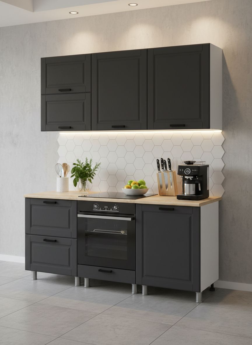 МК Аленушка 1,8м Астра Сталь,скоба черный,сонома