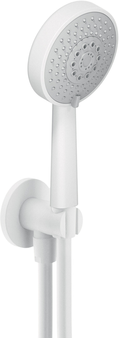 AD146/47WM душевой набор с шланговым подсоединением, матовый белый
