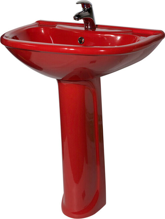 45160100302 Умывальник-тюльпан "Престиж-55", красный