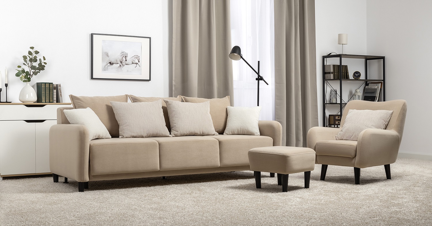 Диван кровать Дакота, Бежевый