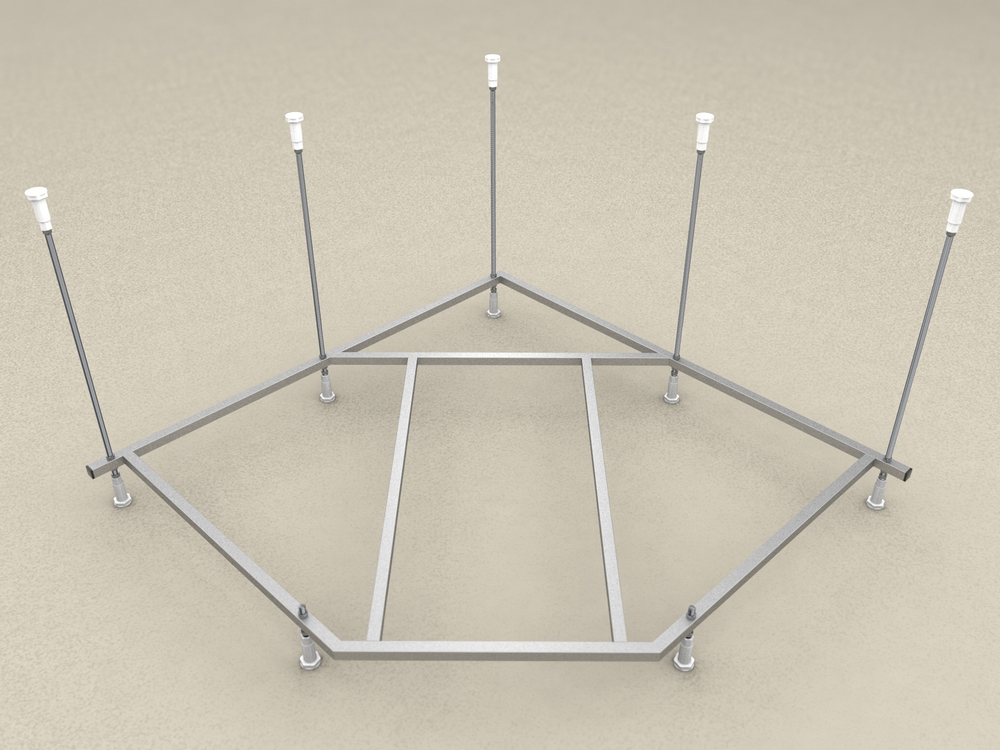 Сборный каркас к ванне Ума (шпильки)