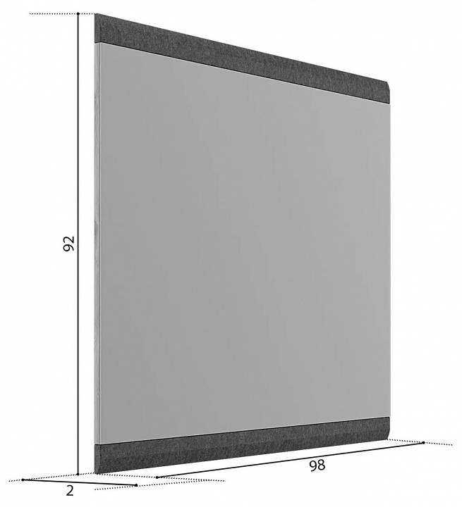 Зеркало настенное Grace LUS