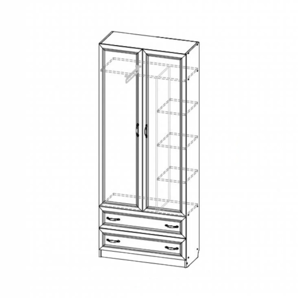 Шкаф Вега FASHION, Белый