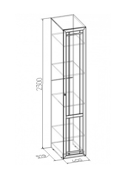 Шкаф для белья Шерлок 611