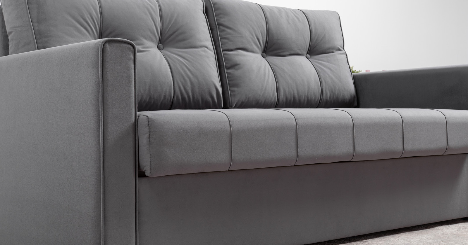 Диван кровать Лео, Серый