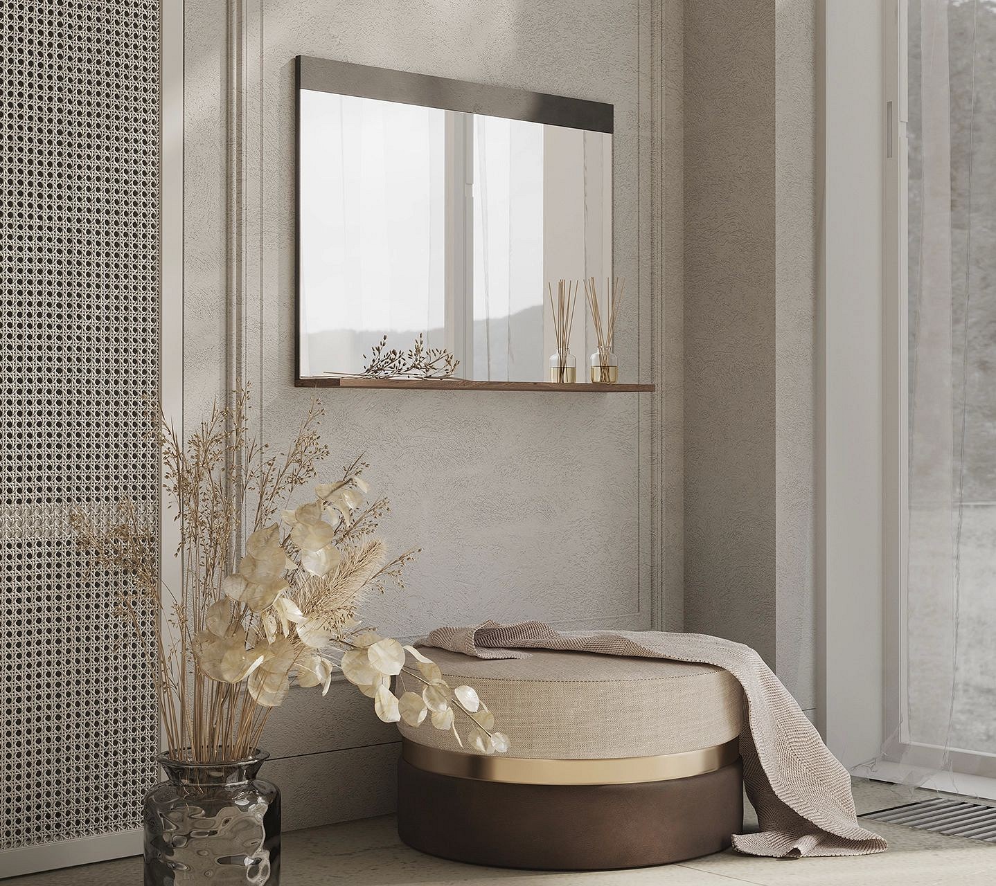 Зеркало настенное Brownie LUS90