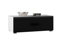 ТВ-тумба Квадро черный глянец / белый