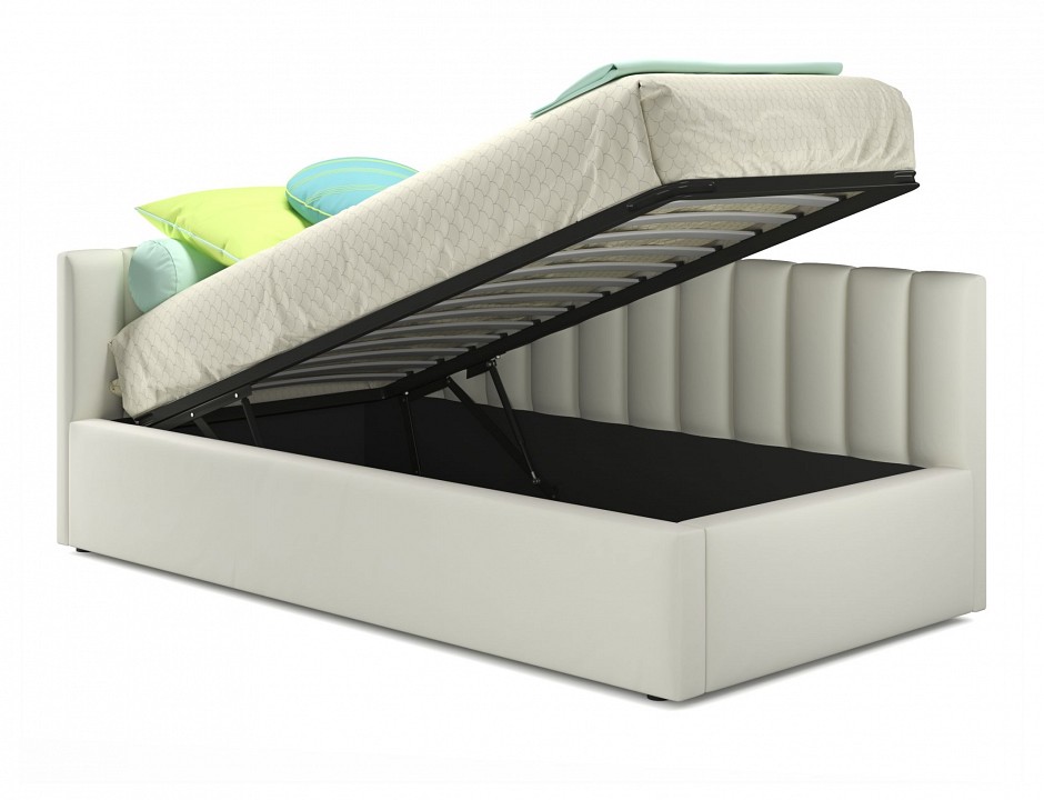 Кровать односпальная Milena 2000x900 c матрасом АСТРА