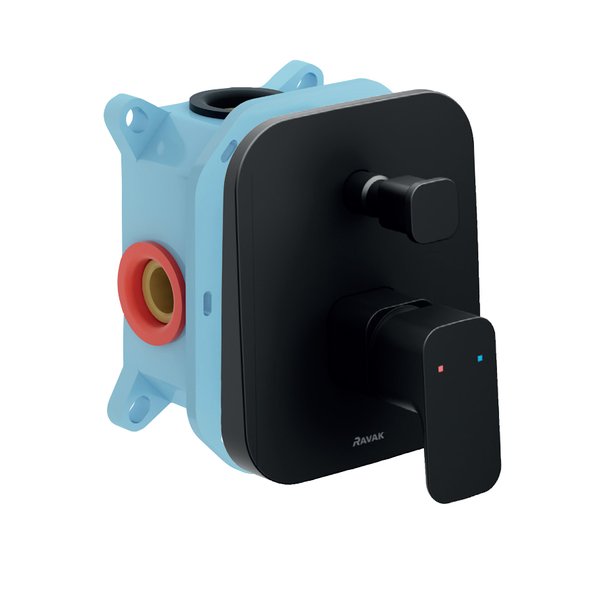 Смеситель настенный с переключателем TD F 065.20 для R-box черный