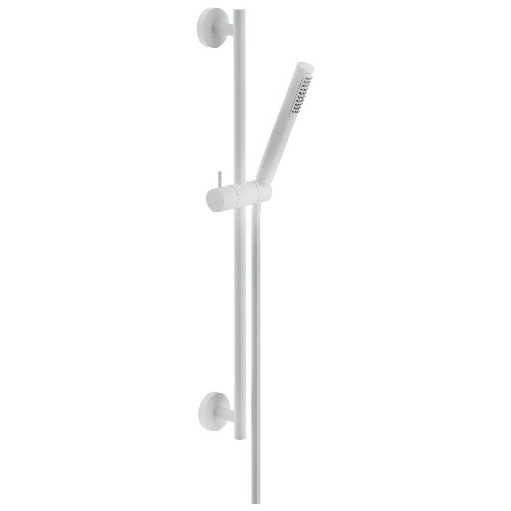 AD140/37WM душевой гарнитур 60 см 1jet, матовый белый