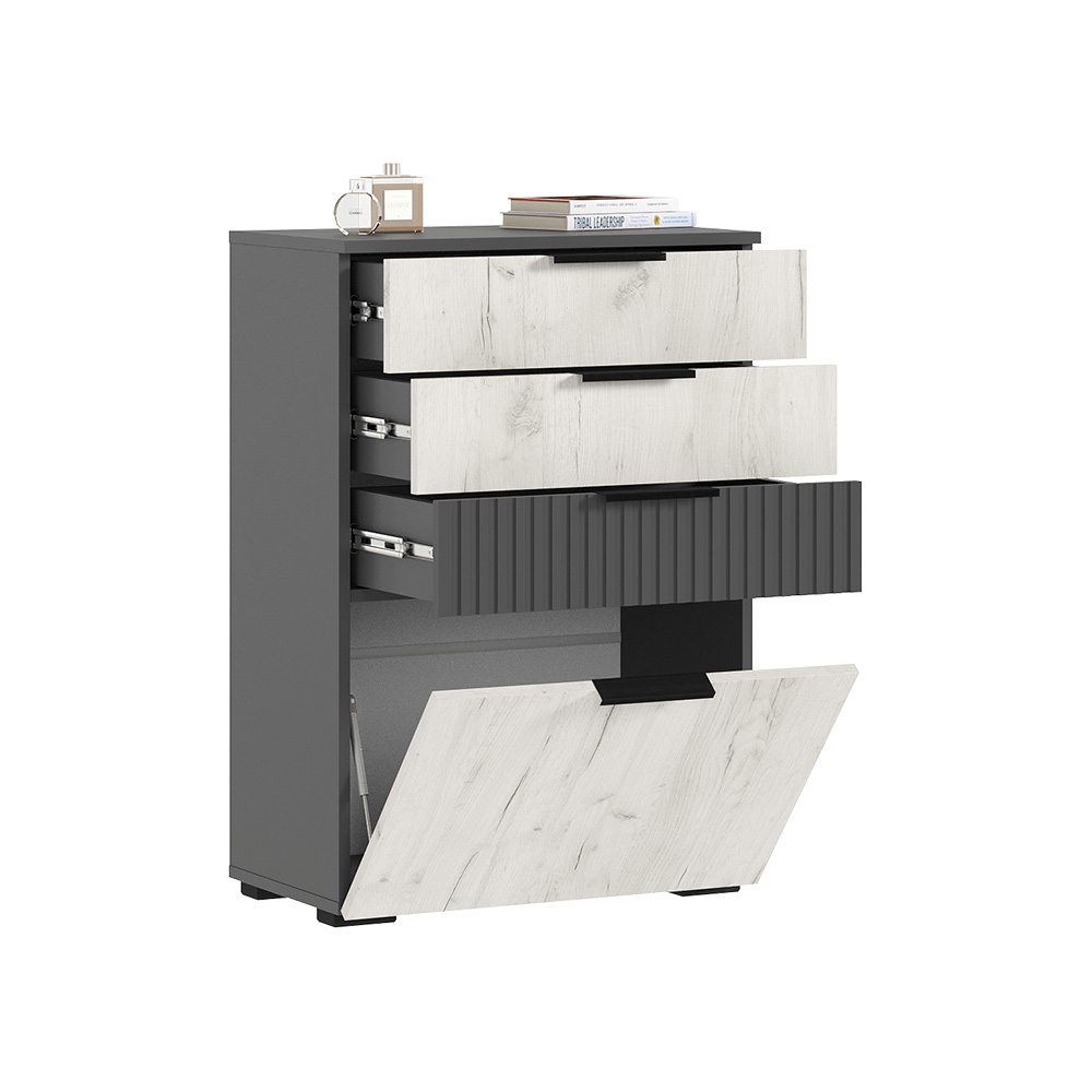 Комод Роджина (600), Графит софт