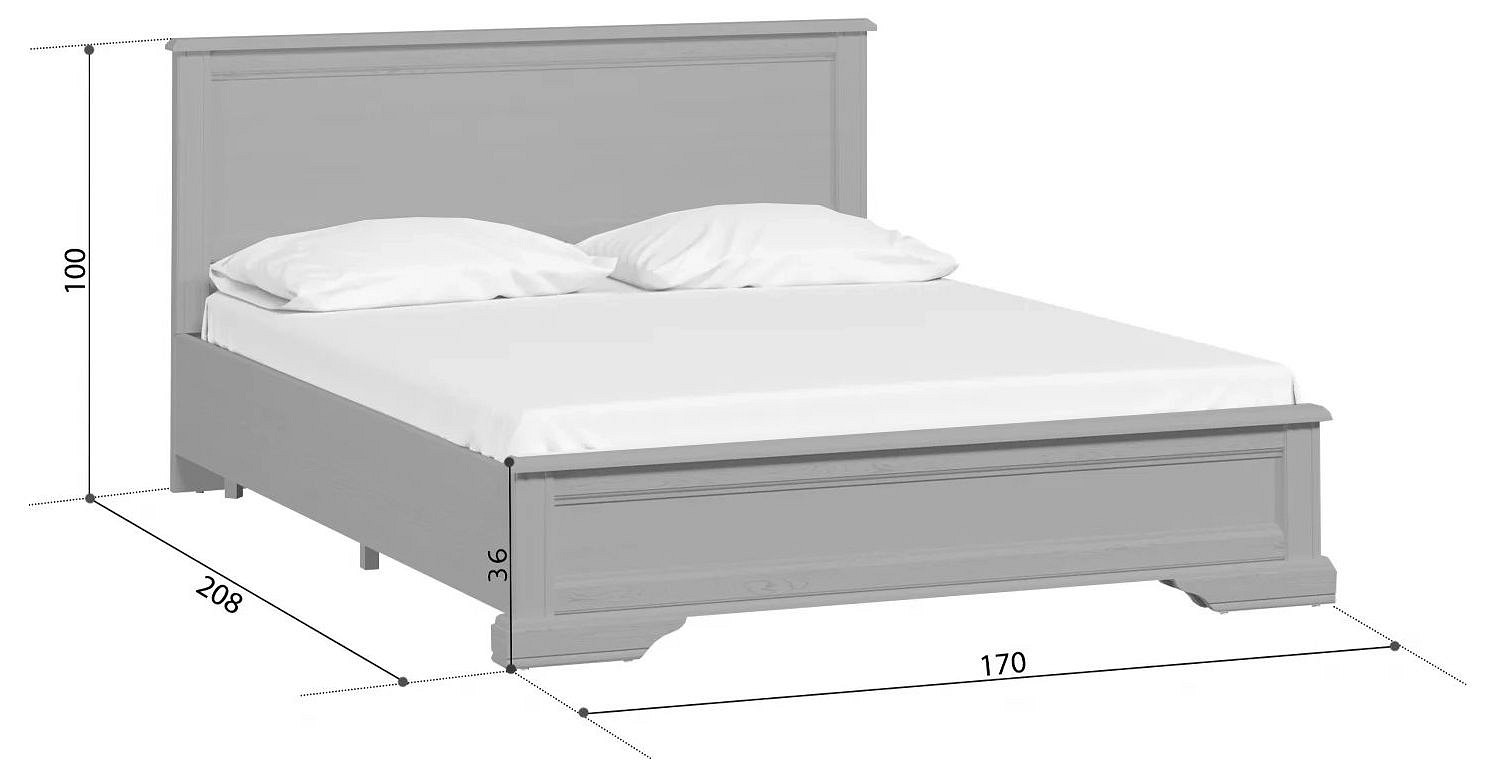 Кровать двуспальная Stylius LOZ160х200