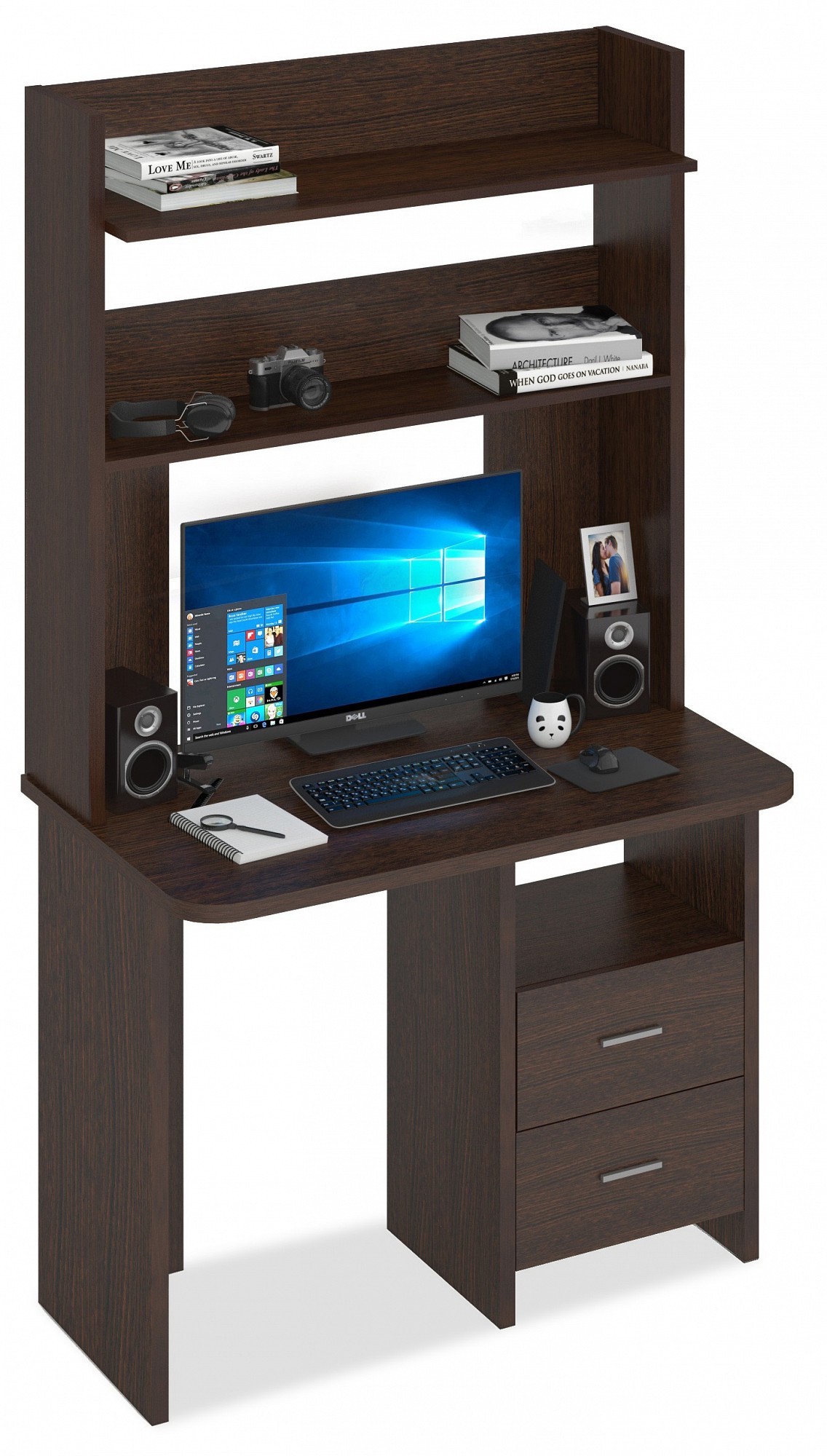 Стол компьютерный Домино Lite СКЛ-Прям100Р+НКЛХ-100 Стол компьютерный Домино Lite СКЛ-Прям100Р+НКЛХ-100