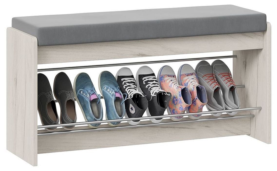 Банкетка-стеллаж для обуви Тайм