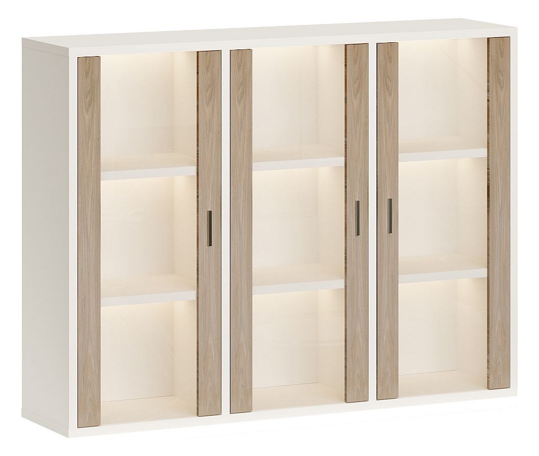 Тумба-витрина Домино СУ(ш3в1)+3ФС