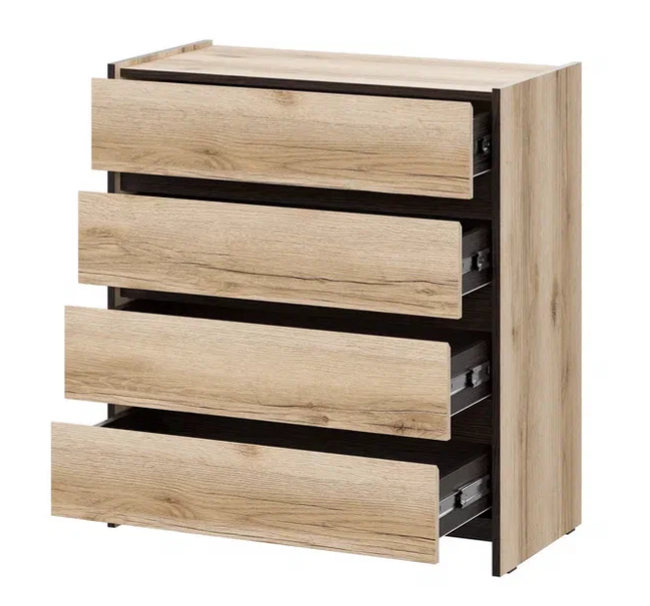 Комод 4 ящика Прага, Дуб Делано