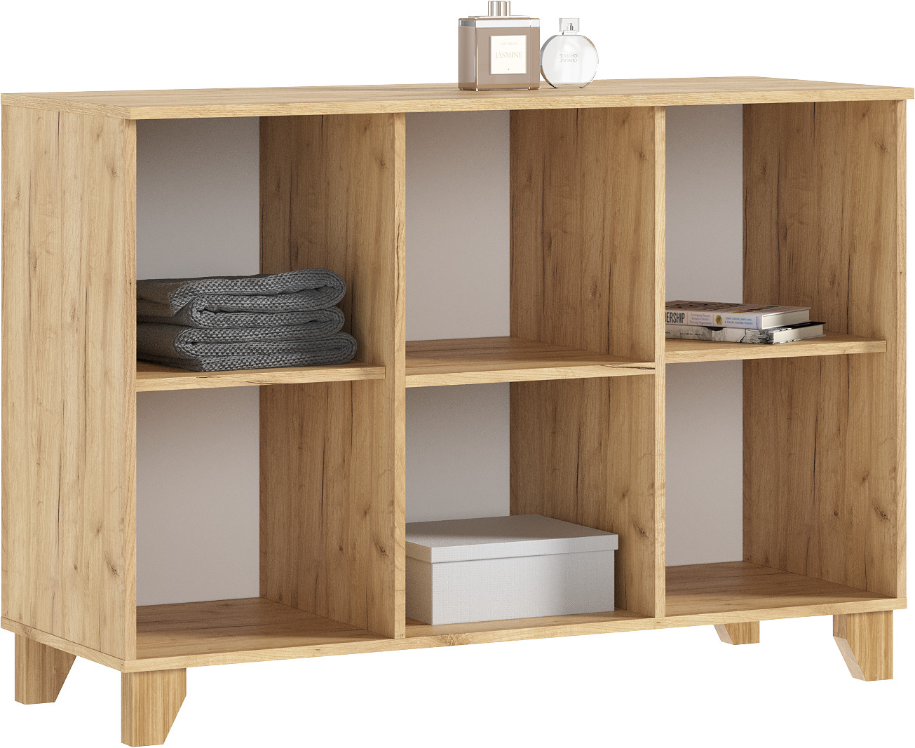 Комод Ирис (1200), Браш Вайт, Дуб Крафт