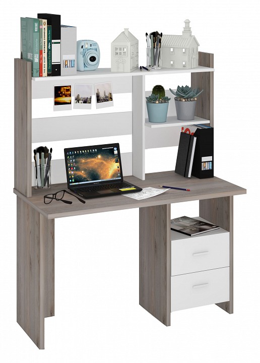 Стол компьютерный Домино Лайт СКЛ-Прям120+НКЛ-120