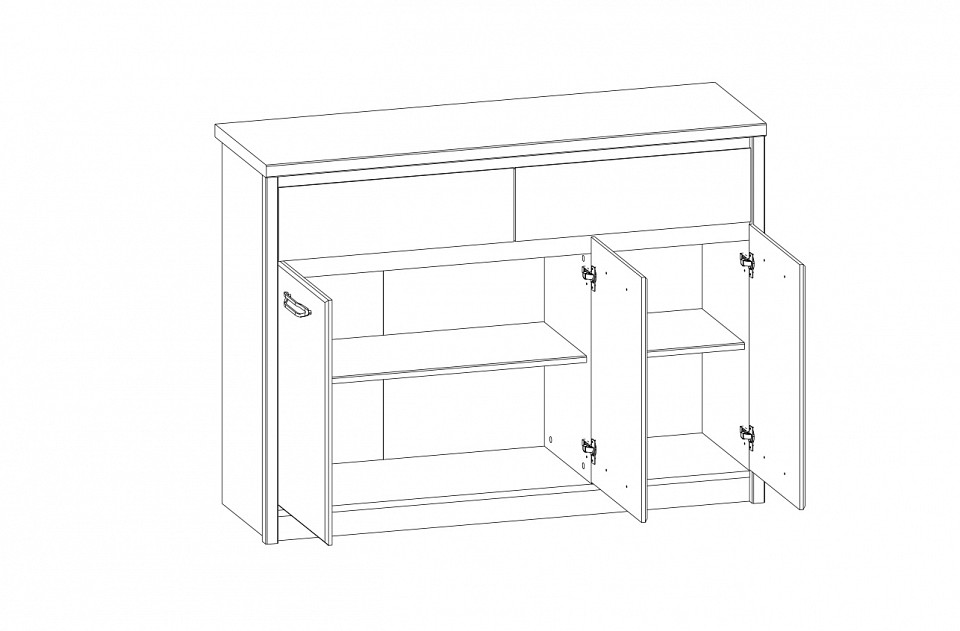 Тумба Jazz 3D2S