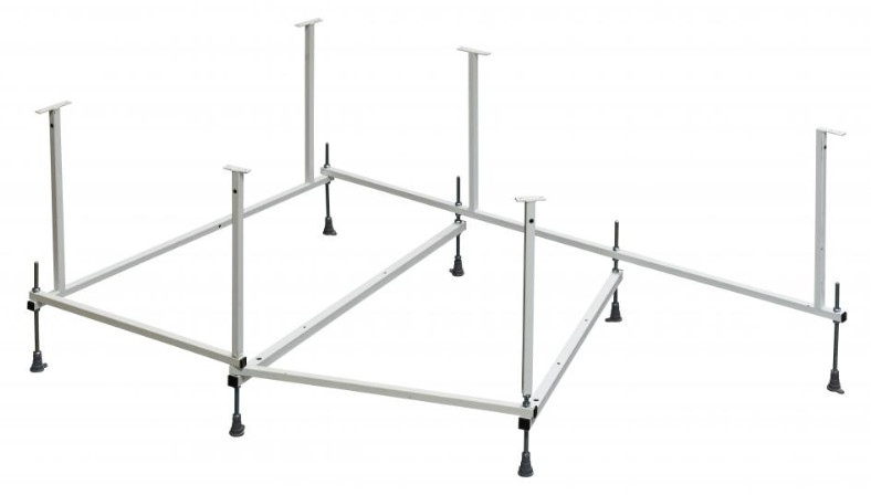 24F185000 LUNA монтажный комплект 170*115 (каркас, комплект креплений к стене, система слив перелив полуавтомат)