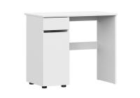 Стол письменный Грейс с тумбой белый текстурный